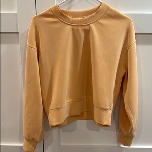 lululemon athletica Orange Sweatshirt